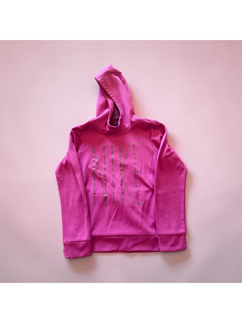Nike Girls’ Magenta Dri-FIT Pullover Hoodie 💗🩶